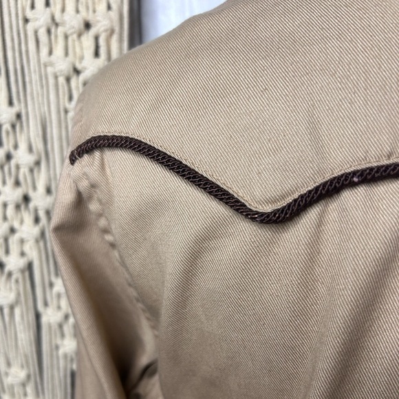 Vintage Panhandle Slim Women’s Medium Western Embroidered Pearl Snap Shirt - Picture 6 of 7